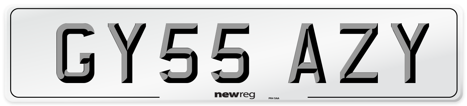 GY55 AZY Number Plate from New Reg